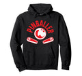 Pinballer Arcade Gaming Pinball Machine Hoodie - Unique Graphic Men Women - T-Shirt, Sweatshirt, Hoodie