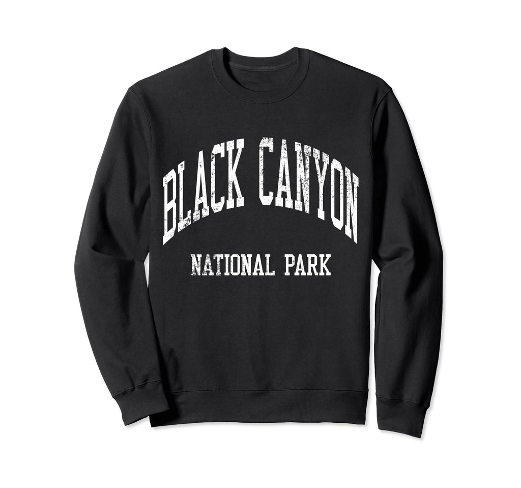 Black Canyon National Park 70S Sweatshirt - Fun Novelty Design for Adults - T-Shirt, Sweatshirt, Hoodie