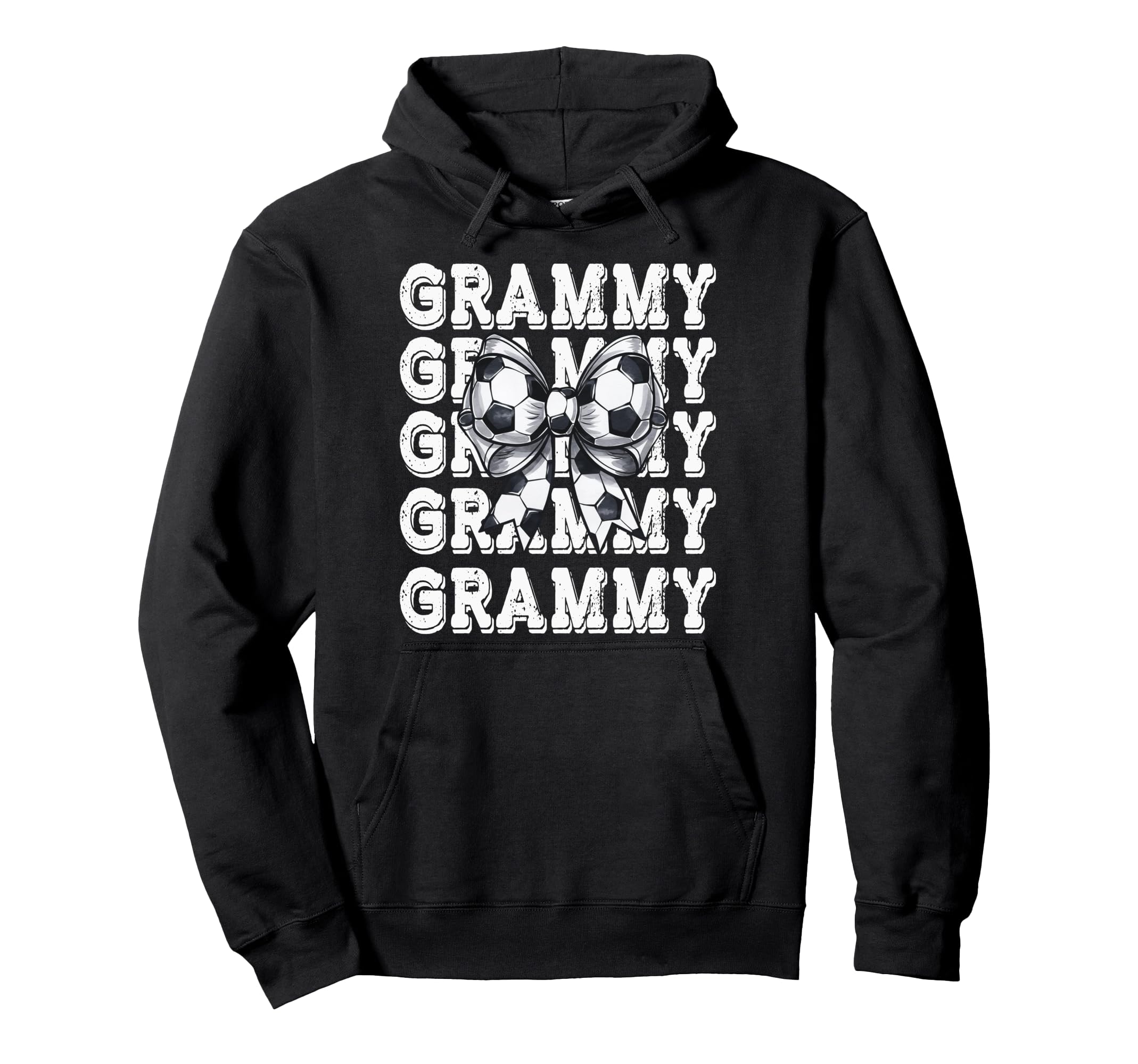 Coquette Soccer Grammy Matching Family Bow Hoodie - Unique Graphic Unisex - T-Shirt, Sweatshirt, Hoodie