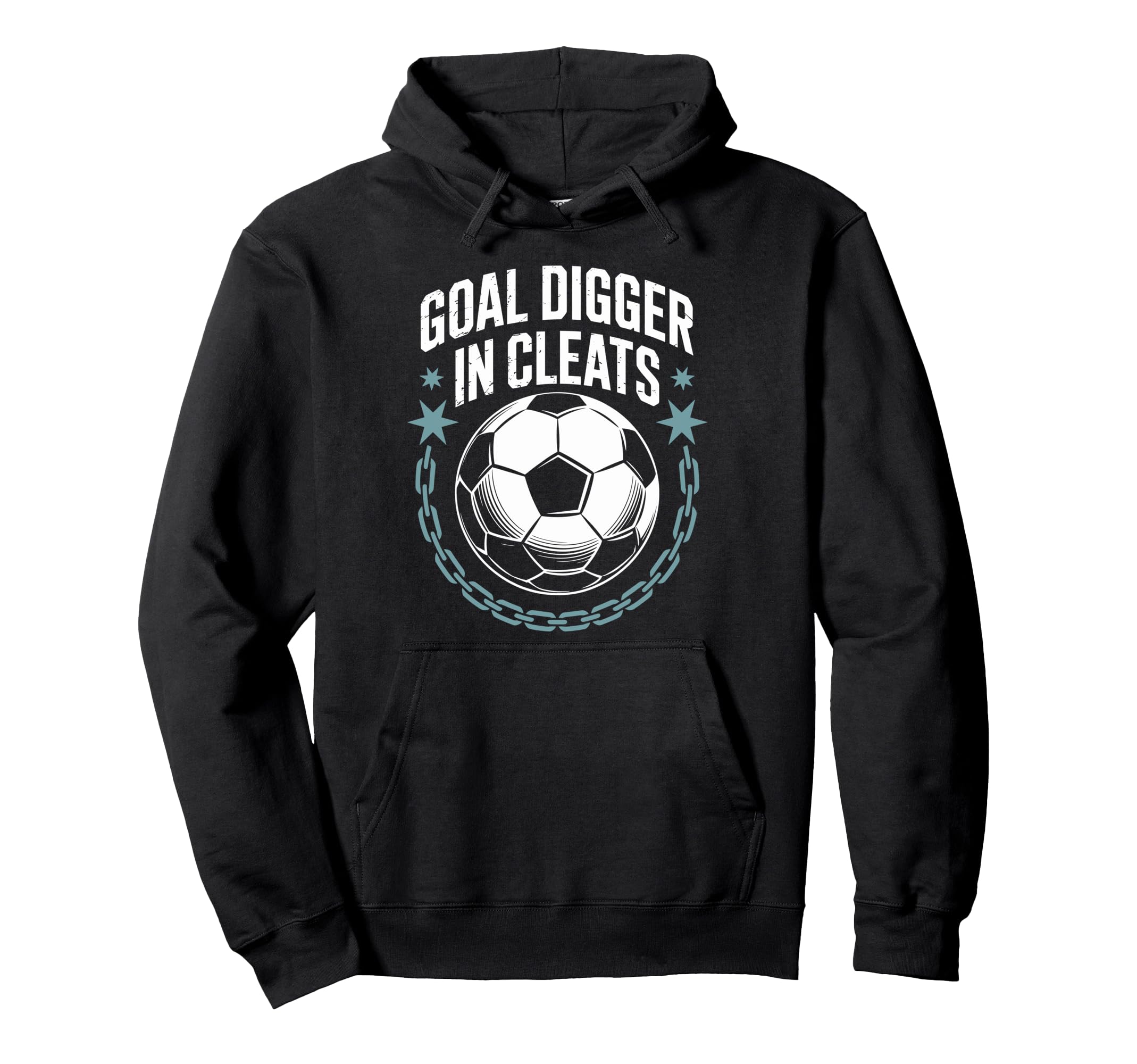 Soccer Lover Quotes Coachand And Goal Hoodie - Minimalist Print for Adults - T-Shirt, Sweatshirt, Hoodie