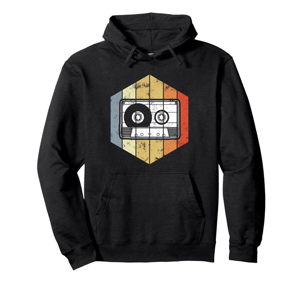 Music Cassette Tape Old Fashioned Hoodie - Custom Art Print for Adults - T-Shirt, Sweatshirt, Hoodie