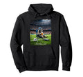 Raccoon Soccer Football I Live Here Now Hoodie - Fun Novelty Design Unisex - T-Shirt, Sweatshirt, Hoodie