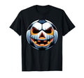 Funny Halloween Jack O Lantern Soccer T-Shirt - Custom Art Print Men Women - T-Shirt, Sweatshirt, Hoodie