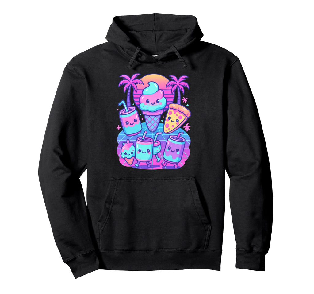 80S Synthwave Hoodie - Streetwear Style for Adults - T-Shirt, Sweatshirt, Hoodie