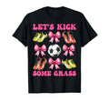 Lets Kick Some Grass Soccer Coquette T-Shirt - Custom Art Print for Adults - T-Shirt, Sweatshirt, Hoodie