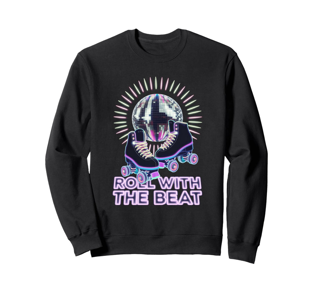 Rollerskates Funny 80S Roller Disco Sweatshirt - Fun Novelty Design Unisex - T-Shirt, Sweatshirt, Hoodie
