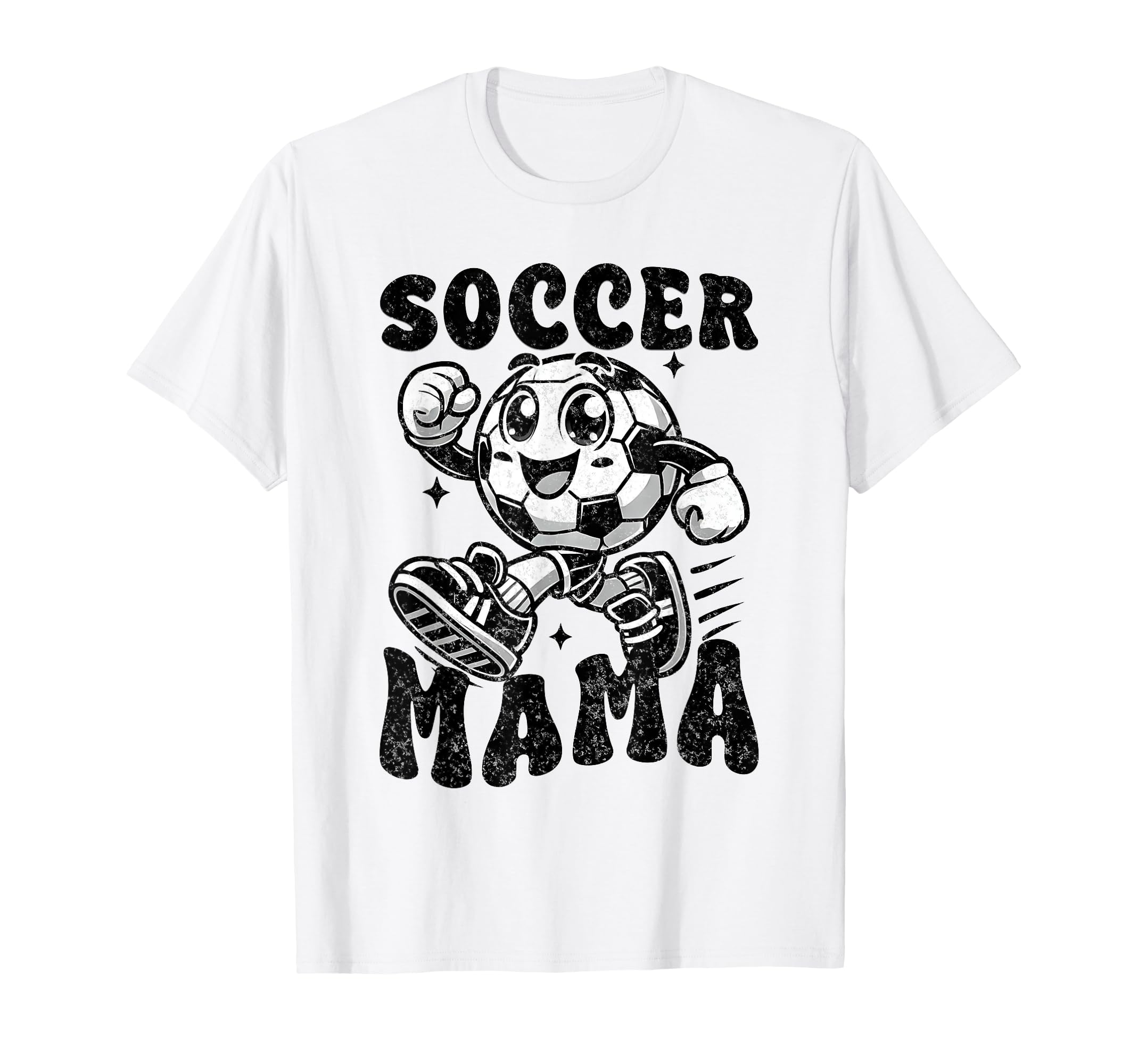 Checkered Soccer Mama Soccer Mom T-Shirt - Casual Everyday Wear for Adults - T-Shirt, Sweatshirt, Hoodie