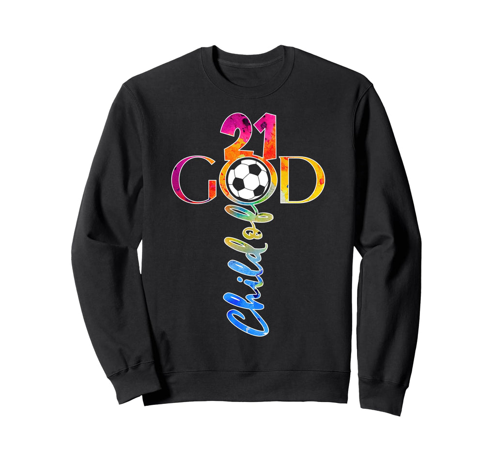 Jesus 21 Years Child God Soccer Sweatshirt - Minimalist Print Men Women - T-Shirt, Sweatshirt, Hoodie