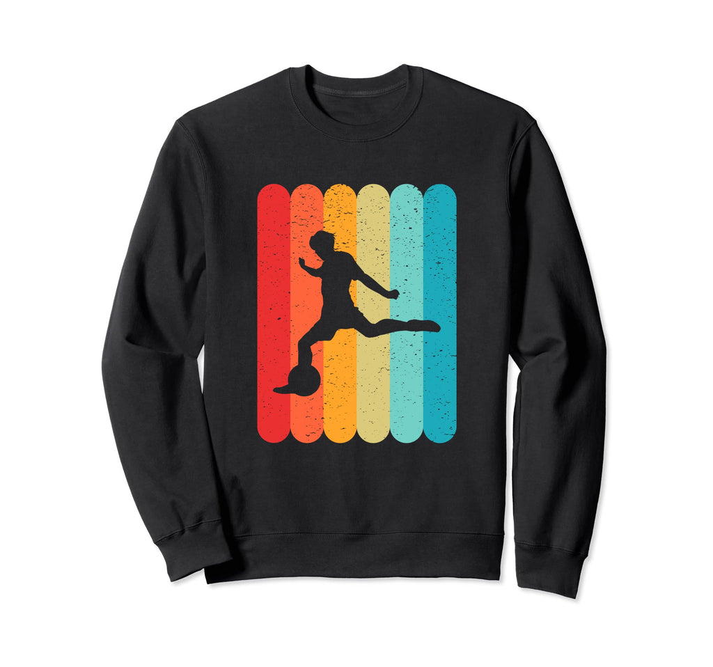 Soccer Player Silhouette Lines Sweatshirt - Fun Novelty Design Men Women - T-Shirt, Sweatshirt, Hoodie