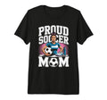 Proud Soccer Mom Sunset Vibes Tri T-Shirt - Casual Everyday Wear Men Women - T-Shirt, Sweatshirt, Hoodie