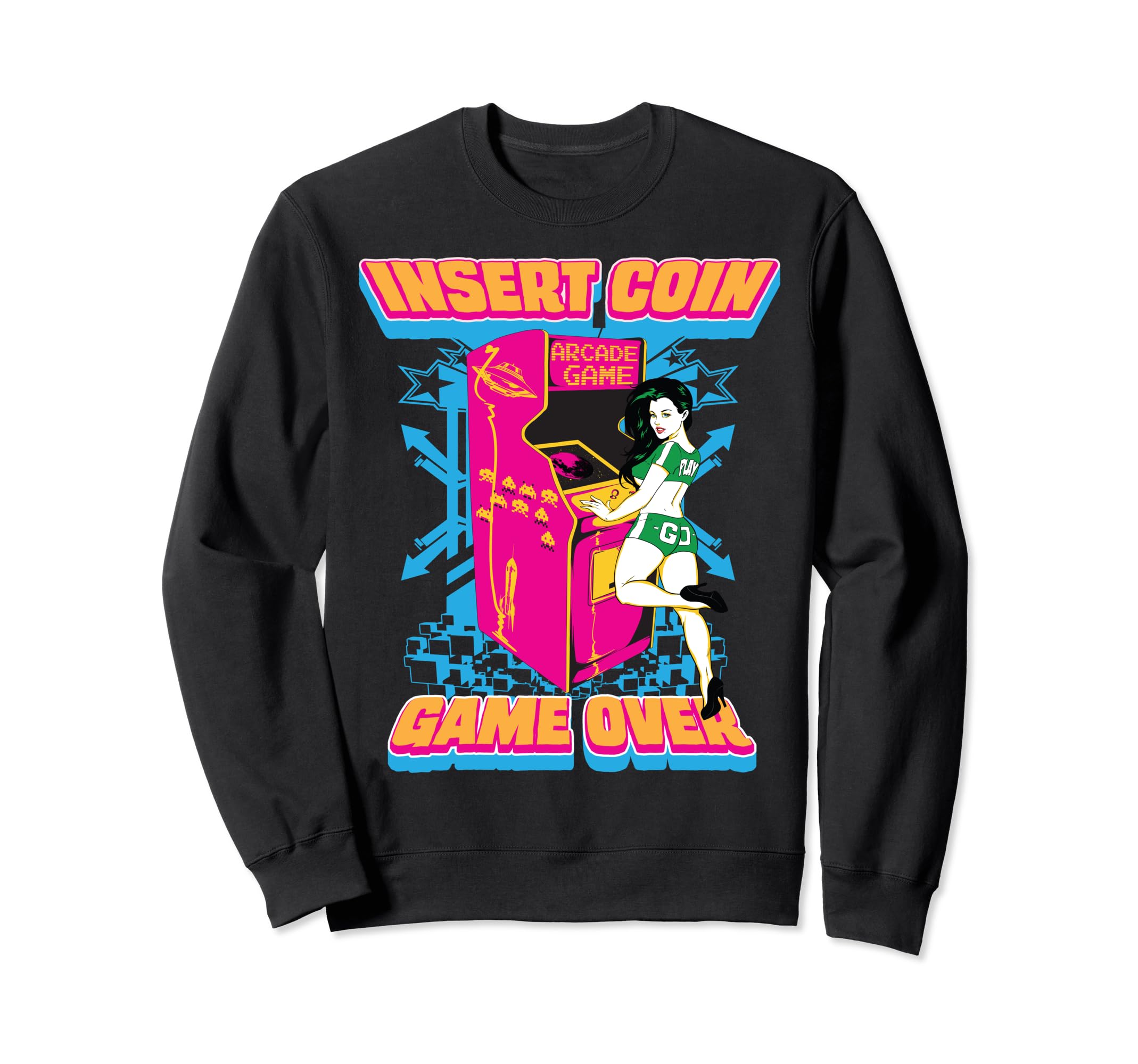 Gaming Machine Embrace Arcade Fun Sweatshirt - Fun Novelty Design Unisex - T-Shirt, Sweatshirt, Hoodie