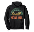 Glacier National Park Montana Usa Sweatshirt - Minimalist Print Men Women - T-Shirt, Sweatshirt, Hoodie