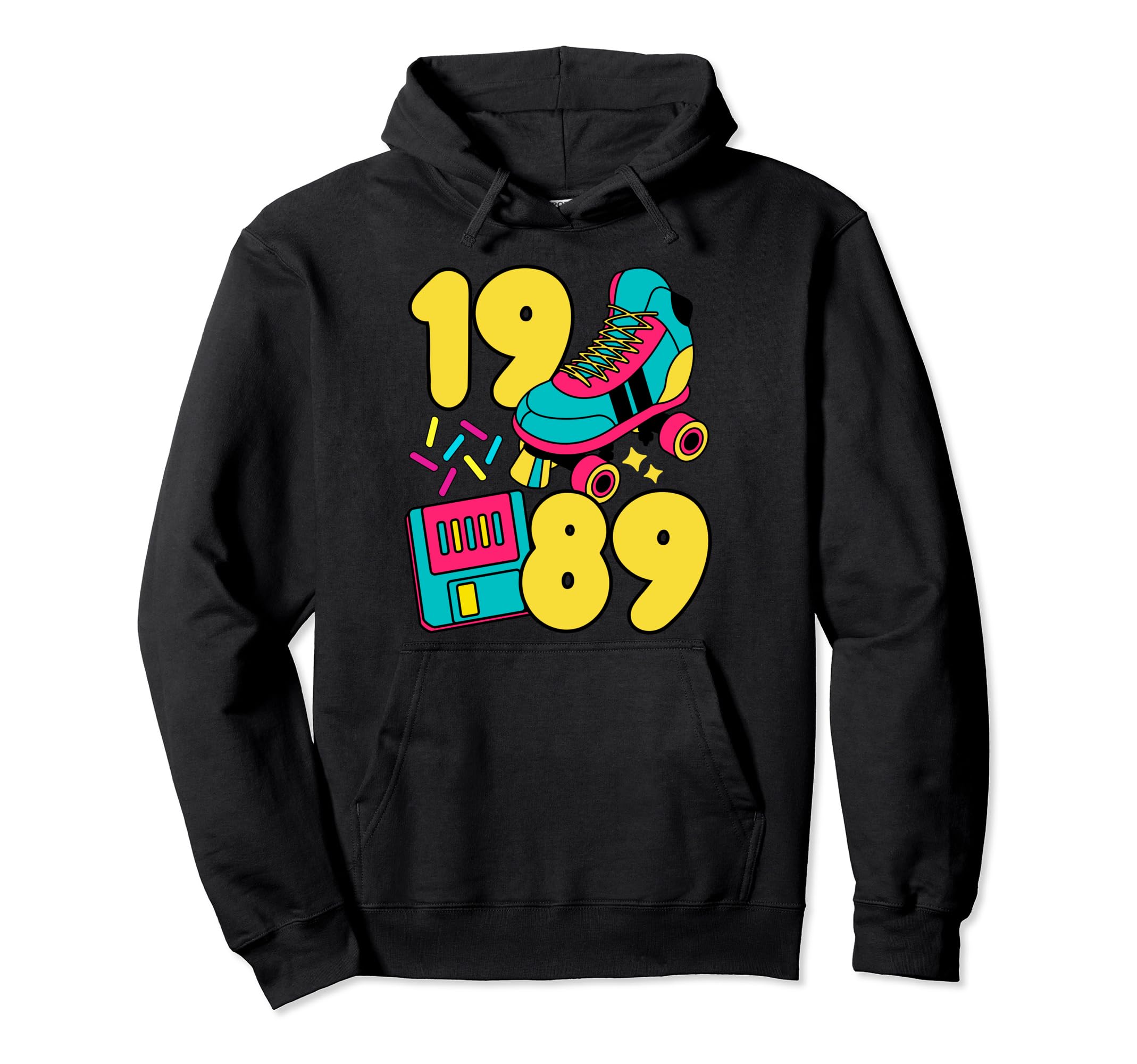 1989 Good Times 80S Tech Candy Hoodie - Fun Novelty Design Men Women - T-Shirt, Sweatshirt, Hoodie