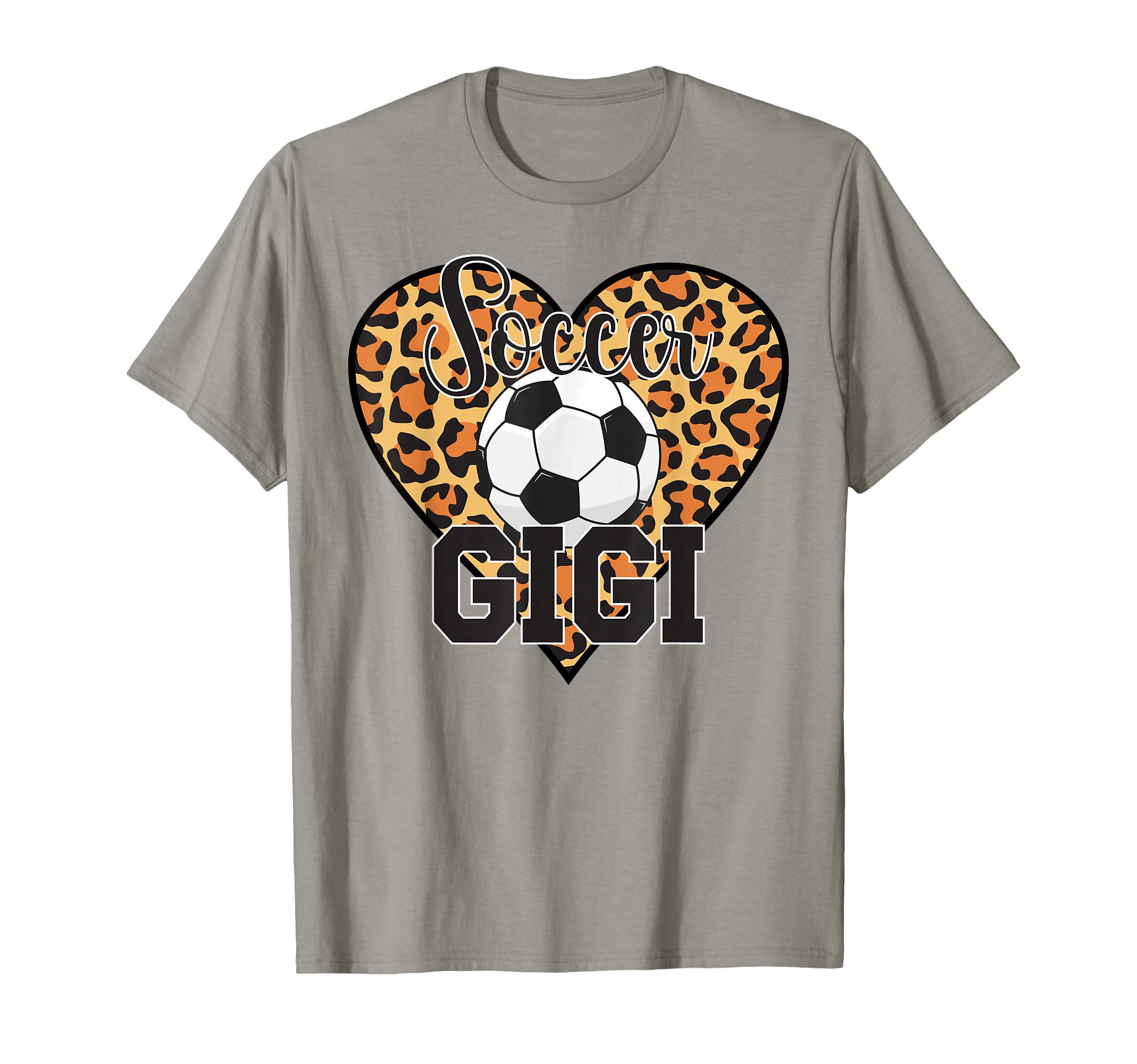 Soccer Gigi Heart Grandma Gigi T-Shirt - Fun Novelty Design Men Women - T-Shirt, Sweatshirt, Hoodie