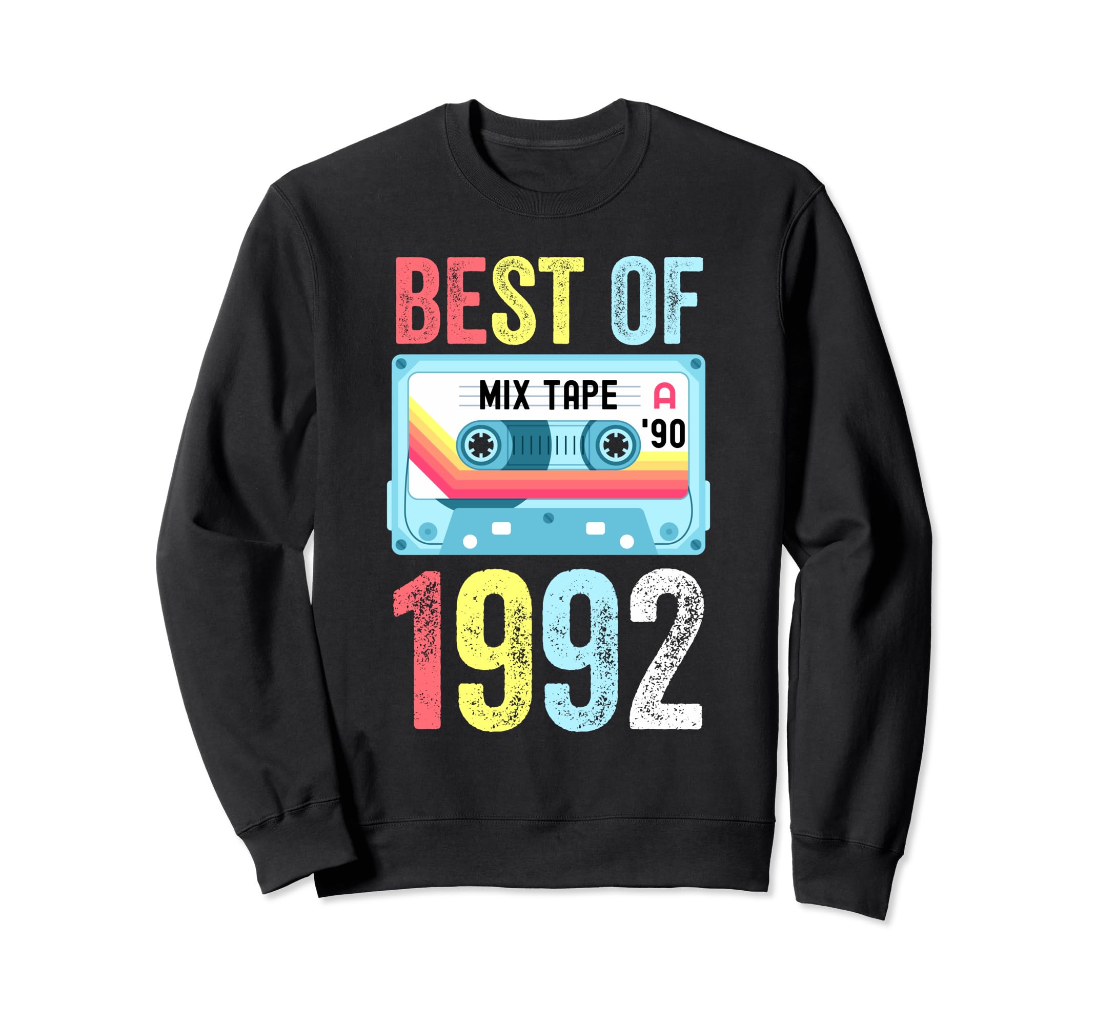 Best 1992 Cassette Tape Sweatshirt - Minimalist Print for Adults - T-Shirt, Sweatshirt, Hoodie