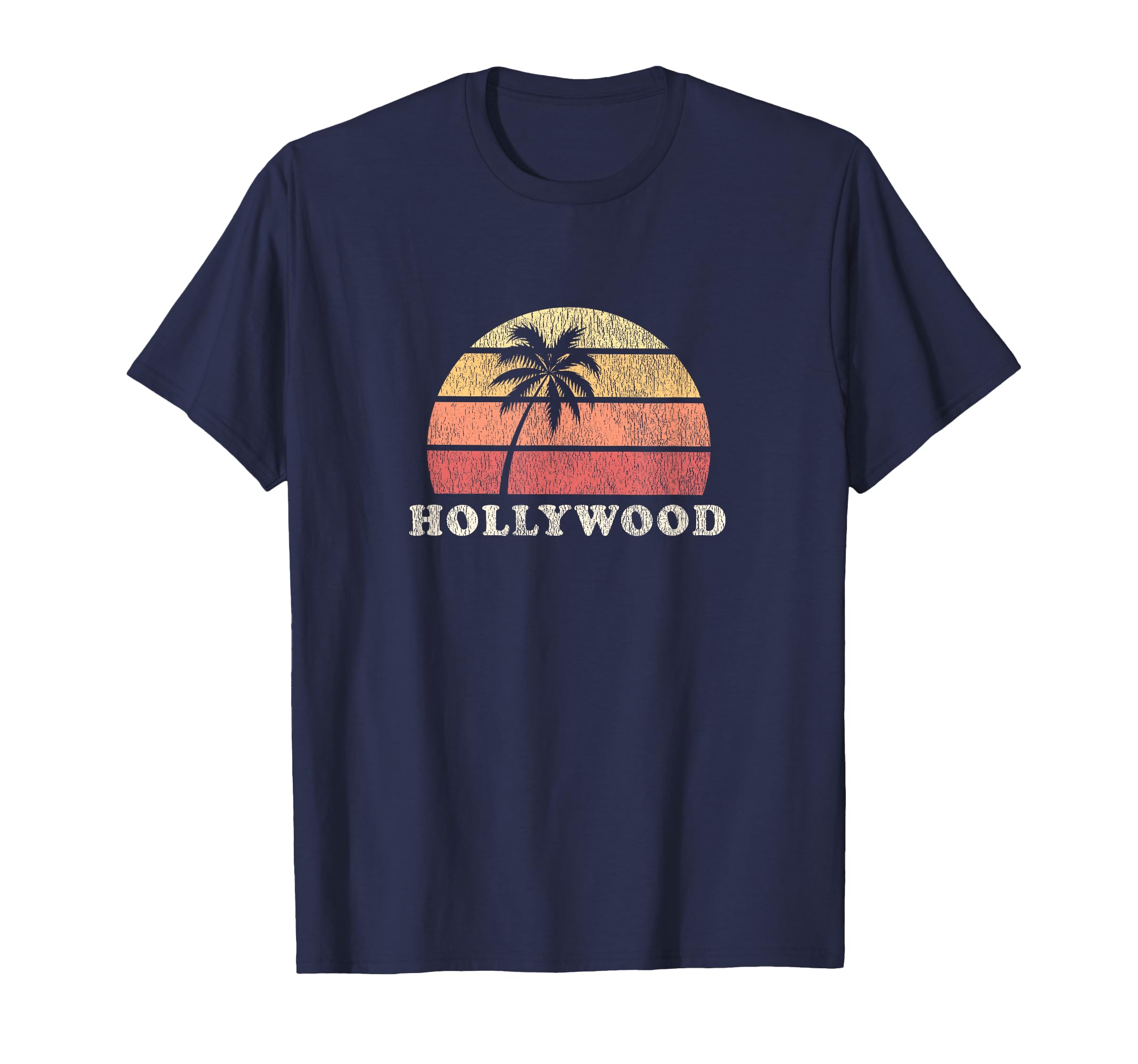 Hollywood Ca 70S Throwback T-Shirt - Streetwear Style for Adults - T-Shirt, Sweatshirt, Hoodie