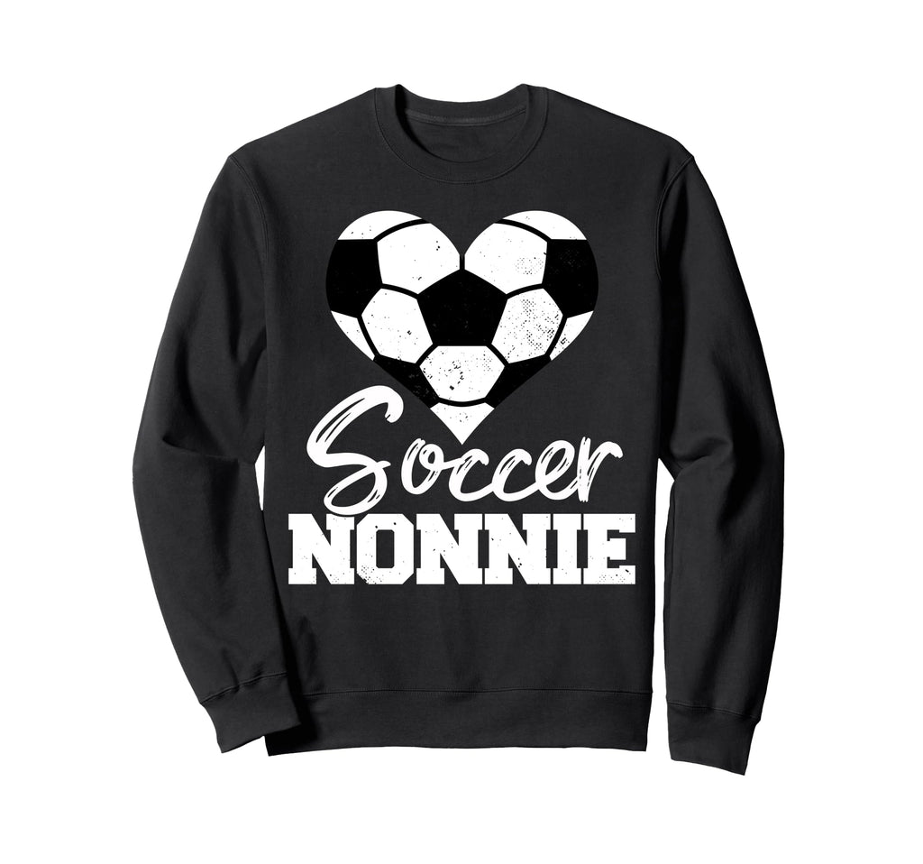 Soccer Nonnie Heart Funny Sweatshirt - Custom Art Print for Adults - T-Shirt, Sweatshirt, Hoodie