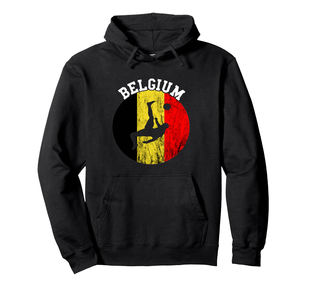 Belgium Soccer Belgian Pride Belgie Belgium Hoodie - Trendy Graphic Unisex - T-Shirt, Sweatshirt, Hoodie