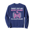 Im Hockey Goalie Grammy Hockey Keeper Sweatshirt - Minimalist Print Unisex - T-Shirt, Sweatshirt, Hoodie