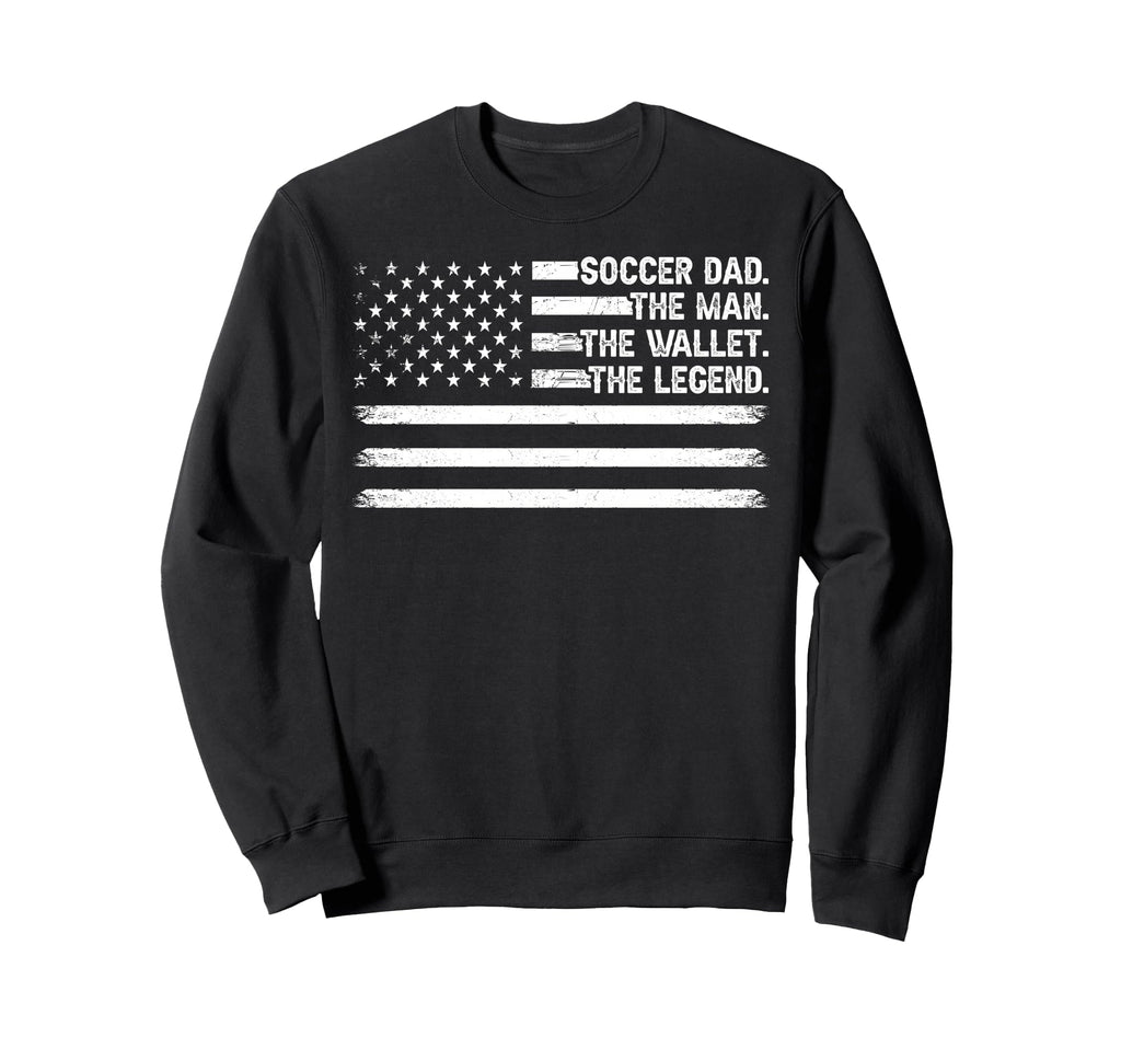Soccer Dad Wallet Legend Fathers Day Sweatshirt - Graphic Print Unisex - T-Shirt, Sweatshirt, Hoodie