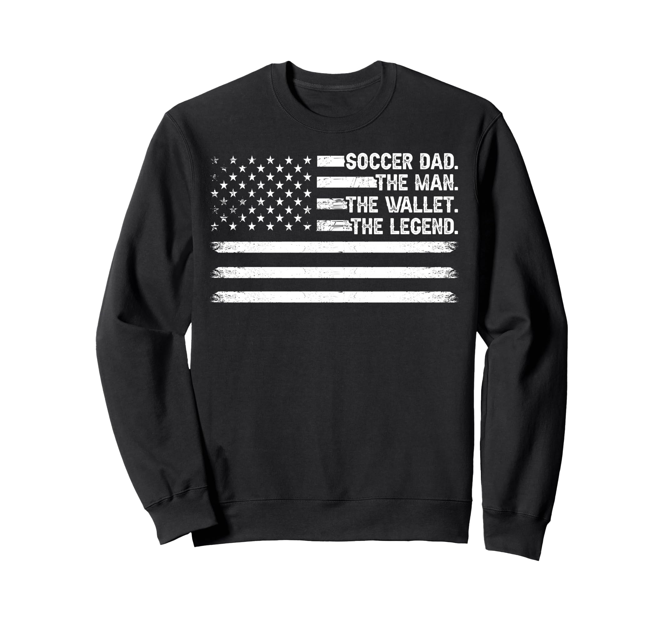 Soccer Dad Wallet Legend Fathers Day Sweatshirt - Graphic Print Unisex - T-Shirt, Sweatshirt, Hoodie