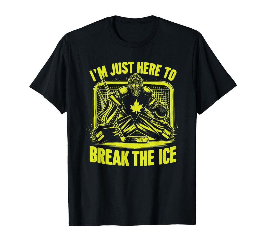 Ice Hockey Goalie Goaltender Keeper T-Shirt - Novelty Apparel Men Women - T-Shirt, Sweatshirt, Hoodie