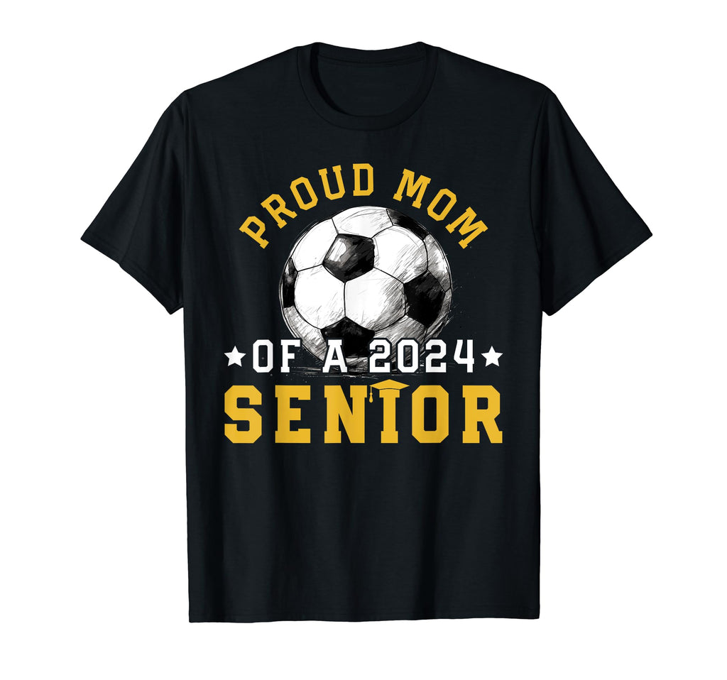 Class 2024 Proud Soccer Senior Hoodie - Aesthetic Graphic for Adults - T-Shirt, Sweatshirt, Hoodie