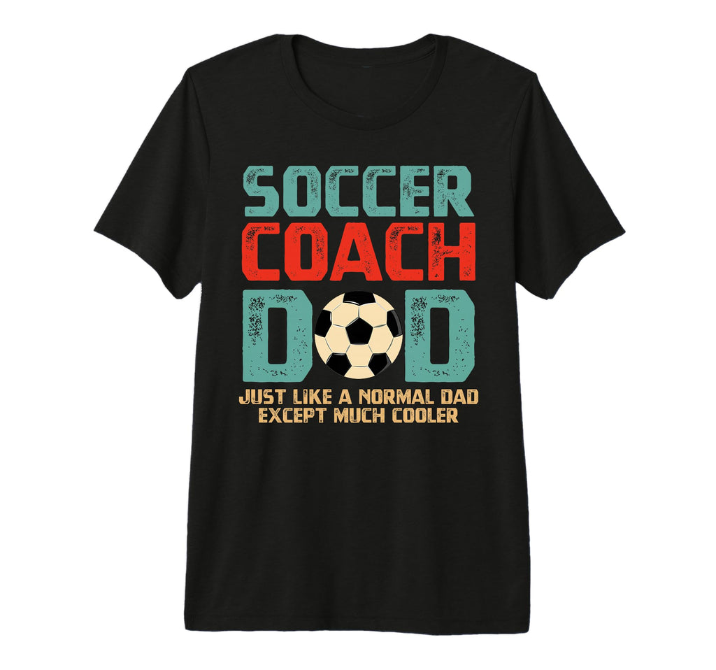 Soccer Coach Dad Tri Blend T-Shirt - Minimalist Print for Adults - T-Shirt, Sweatshirt, Hoodie
