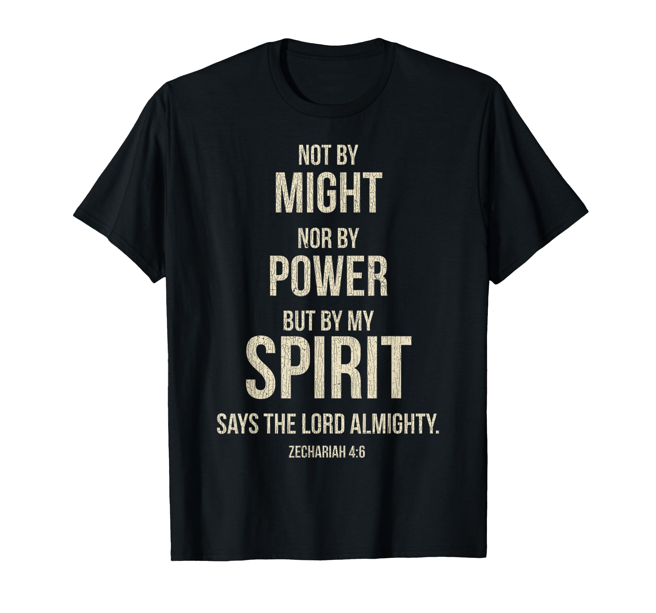 Not Might Nor Power But My Spirit T-Shirt - Fun Novelty Design Men Women - T-Shirt, Sweatshirt, Hoodie