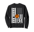Proud Dad American Flag Funny Soccer Sweatshirt - Novelty Apparel Unisex - T-Shirt, Sweatshirt, Hoodie