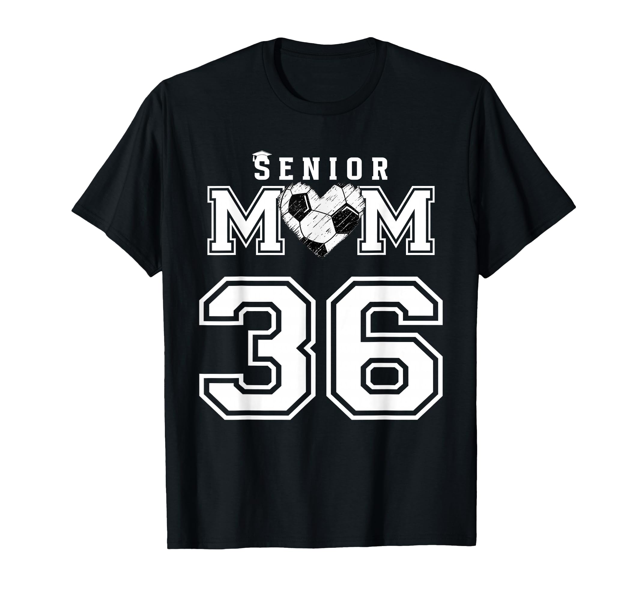 Proud Senior Soccer Mom Custom T-Shirt - Casual Everyday Wear for Adults - T-Shirt, Sweatshirt, Hoodie