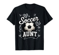 Soccer Aunt Heart Football Game Day T-Shirt - Streetwear Style for Adults - T-Shirt, Sweatshirt, Hoodie