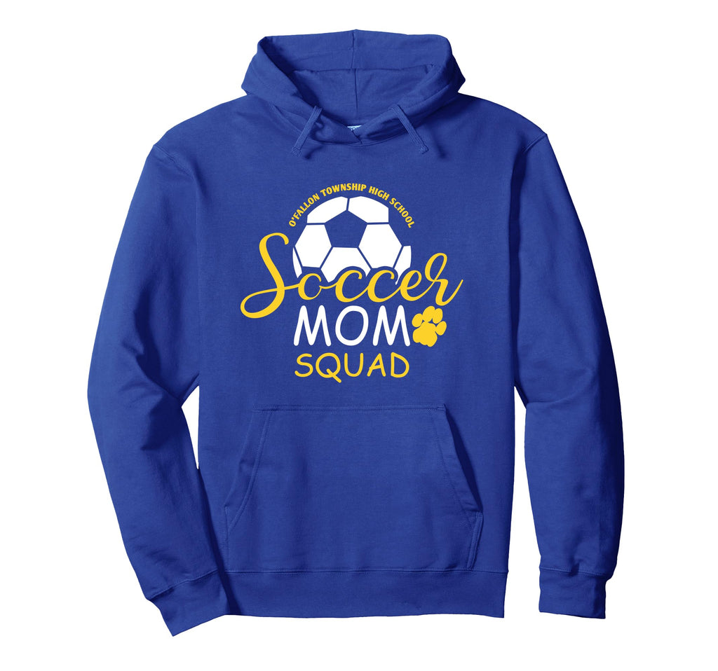 Soccer Mom Squad Hoodie - Graphic Print for Adults - T-Shirt, Sweatshirt, Hoodie