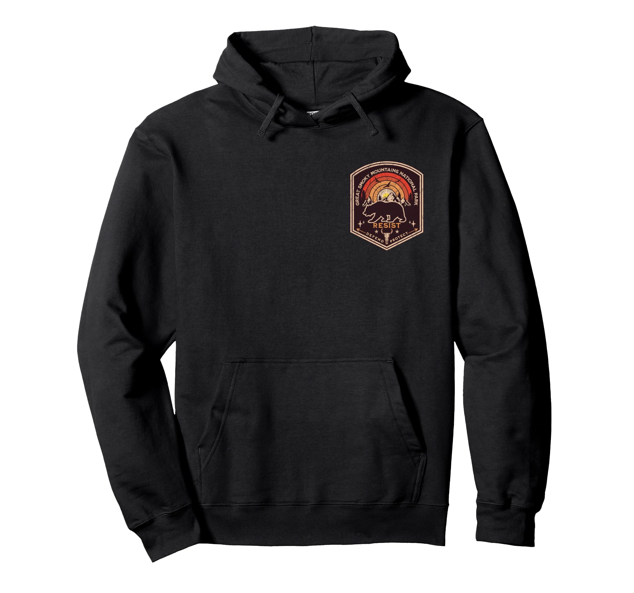 Great Smoky Mountains National Park Resist Hoodie - Novelty Apparel Unisex - T-Shirt, Sweatshirt, Hoodie