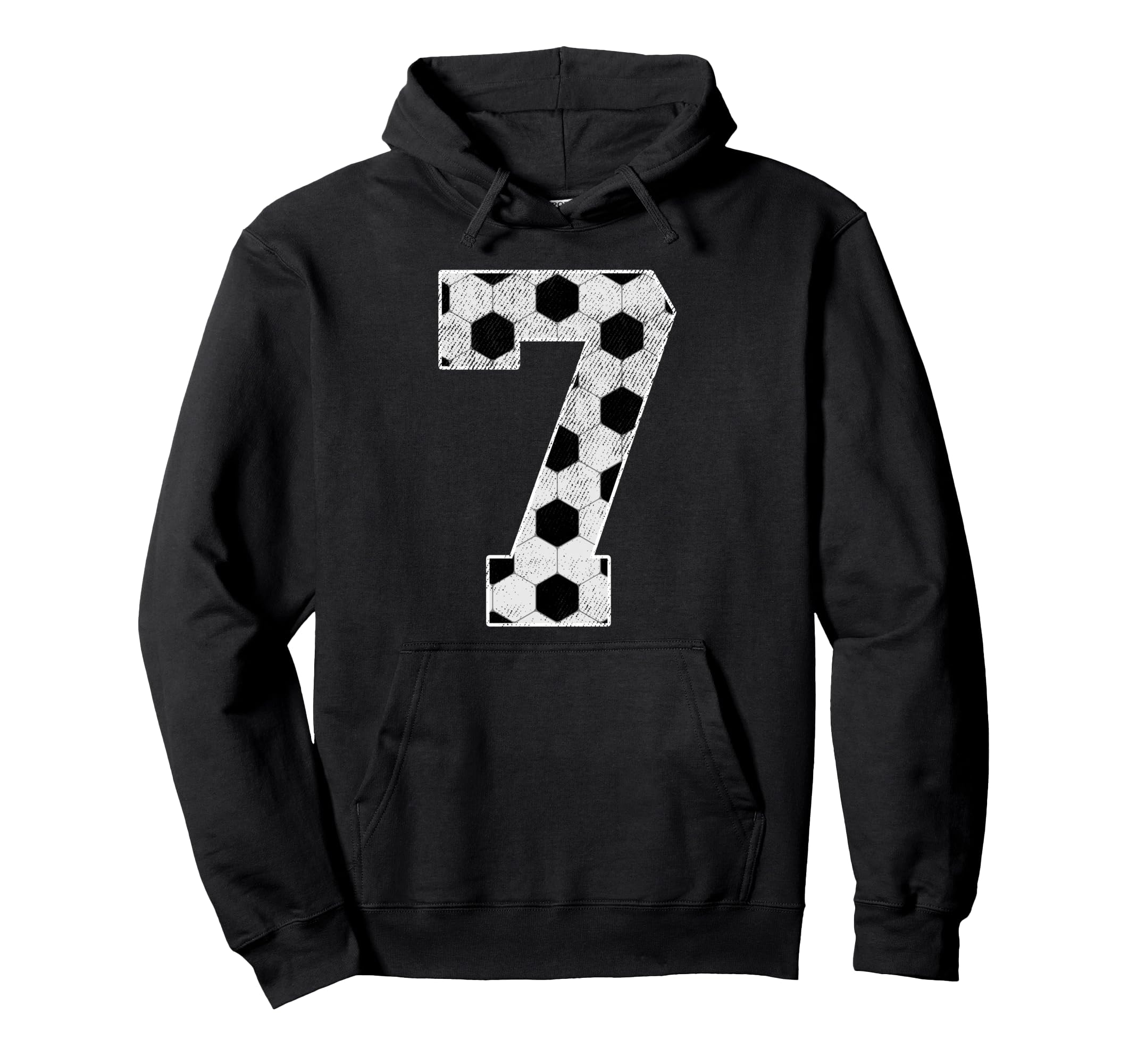 7Th Birthday Party 7 Year Old Soccer Bday Hoodie - Minimalist Print Unisex - T-Shirt, Sweatshirt, Hoodie