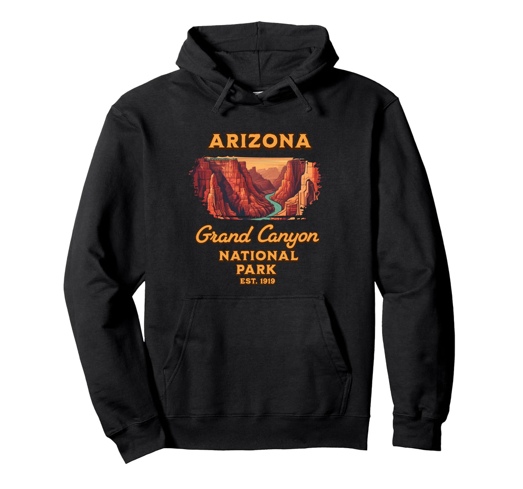 Grand Canyon National Park Arizona Hoodie - Unique Graphic for Adults - T-Shirt, Sweatshirt, Hoodie