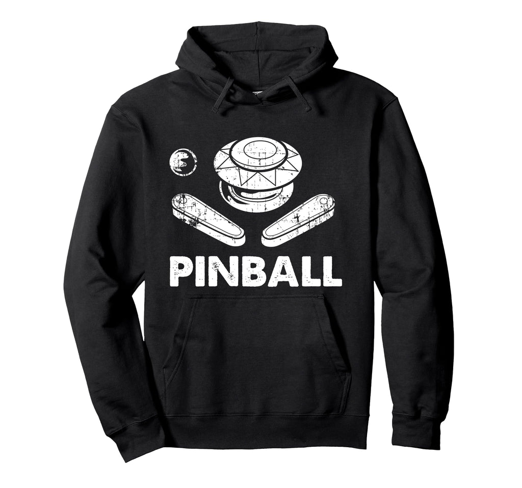 Pinball Funny Pinballer Machine Flipping Hoodie - Graphic Print for Adults - T-Shirt, Sweatshirt, Hoodie