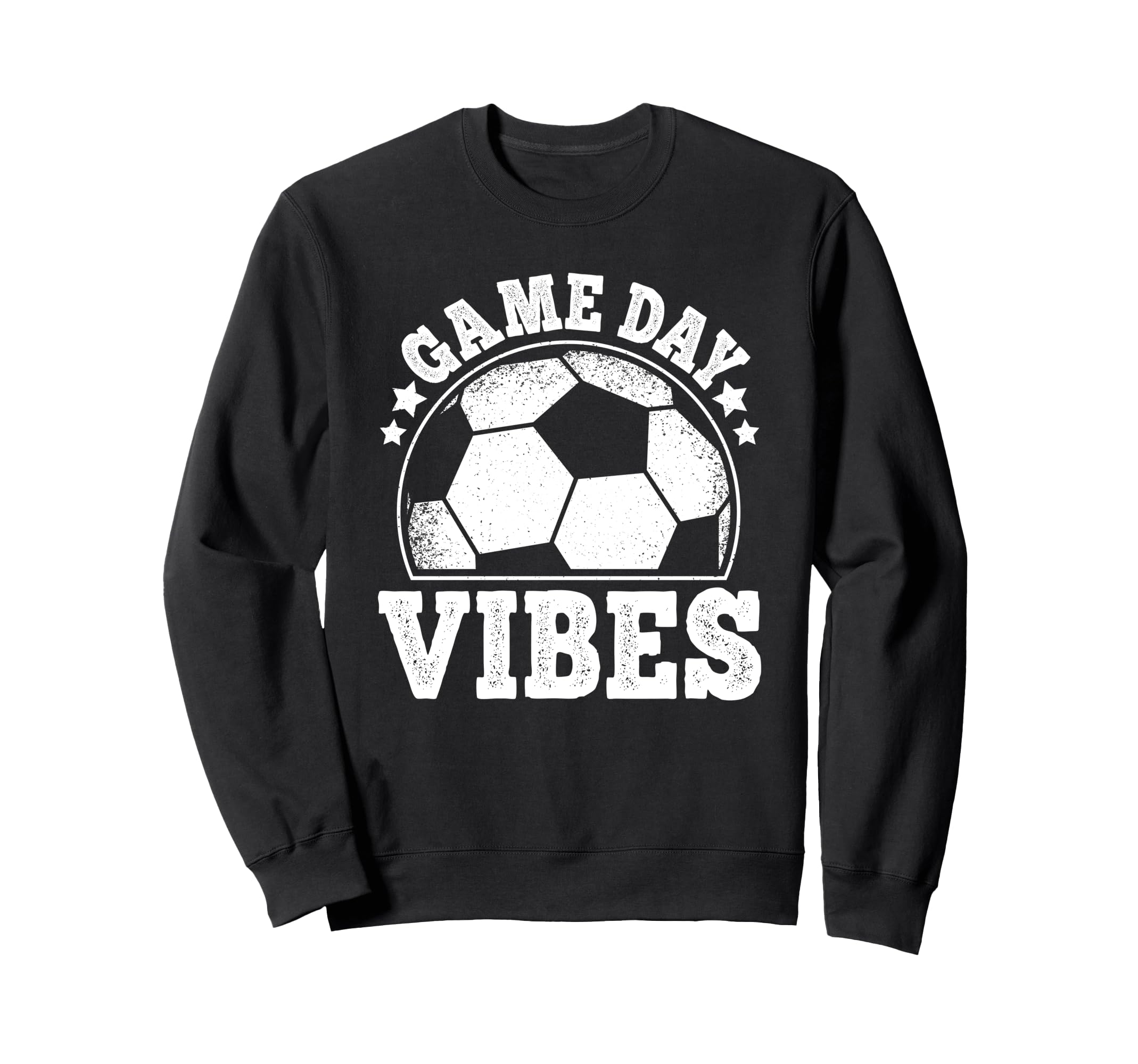 Game Day Vibes Soccer Funny Sweatshirt - Minimalist Print for Adults - T-Shirt, Sweatshirt, Hoodie