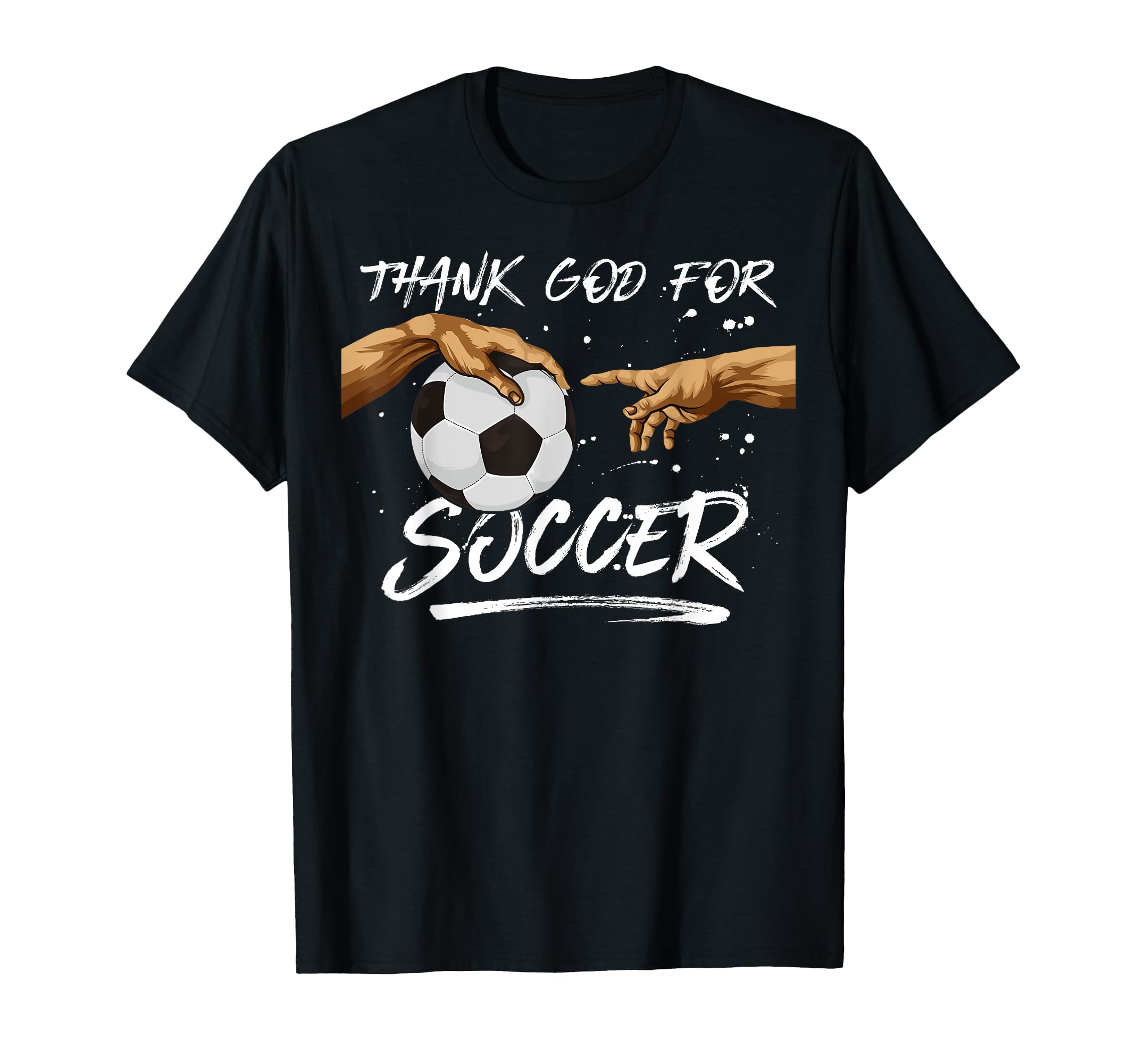 Soccer Michelangelo Creation Adam T-Shirt - Aesthetic Graphic for Adults - T-Shirt, Sweatshirt, Hoodie