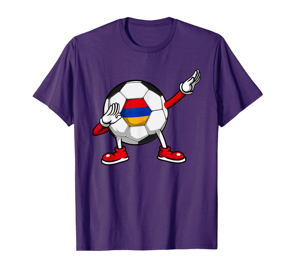 Funny Dabbing Soccer Armenia Jersey T-Shirt - Unique Graphic for Adults - T-Shirt, Sweatshirt, Hoodie