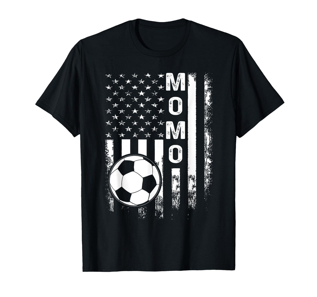 Soccer Momo America Flag T-Shirt - Custom Art Print for Adults - T-Shirt, Sweatshirt, Hoodie