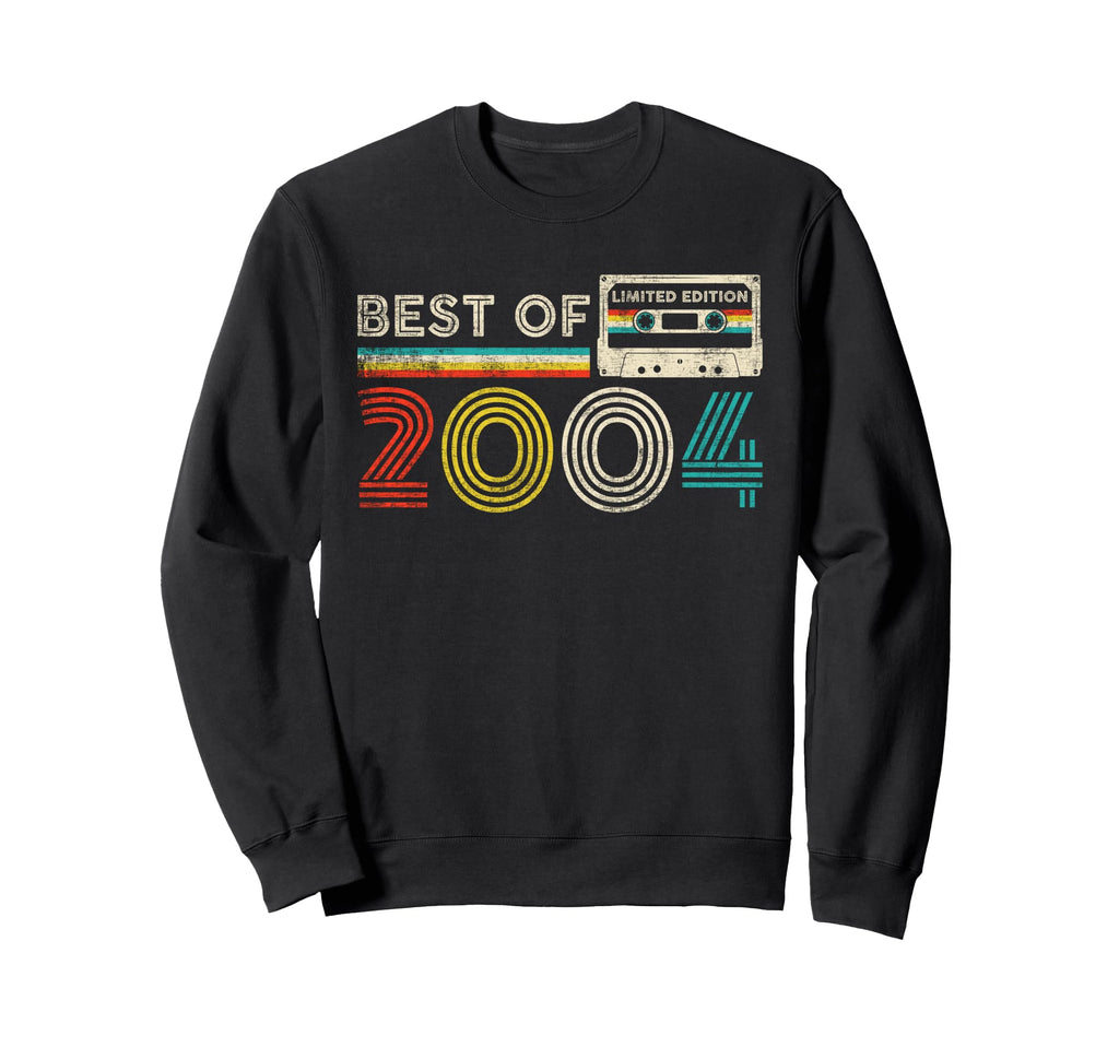 Best 2004 Birthday 2004 Cassette Sweatshirt - Fun Novelty Design Men Women - T-Shirt, Sweatshirt, Hoodie