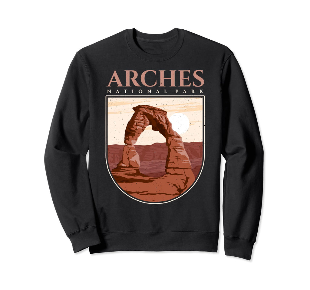 Arches National Park Hiking Camping Utah Sweatshirt - Unique Graphic Unisex - T-Shirt, Sweatshirt, Hoodie