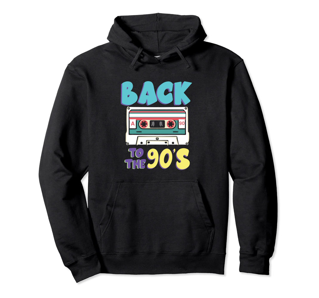 Back To 90S Cassette Tape Musician Old Hoodie - Graphic Print for Adults - T-Shirt, Sweatshirt, Hoodie