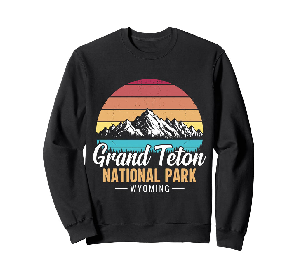 Grand Teton National Park Wyoming Sweatshirt - Graphic Print for Adults - T-Shirt, Sweatshirt, Hoodie