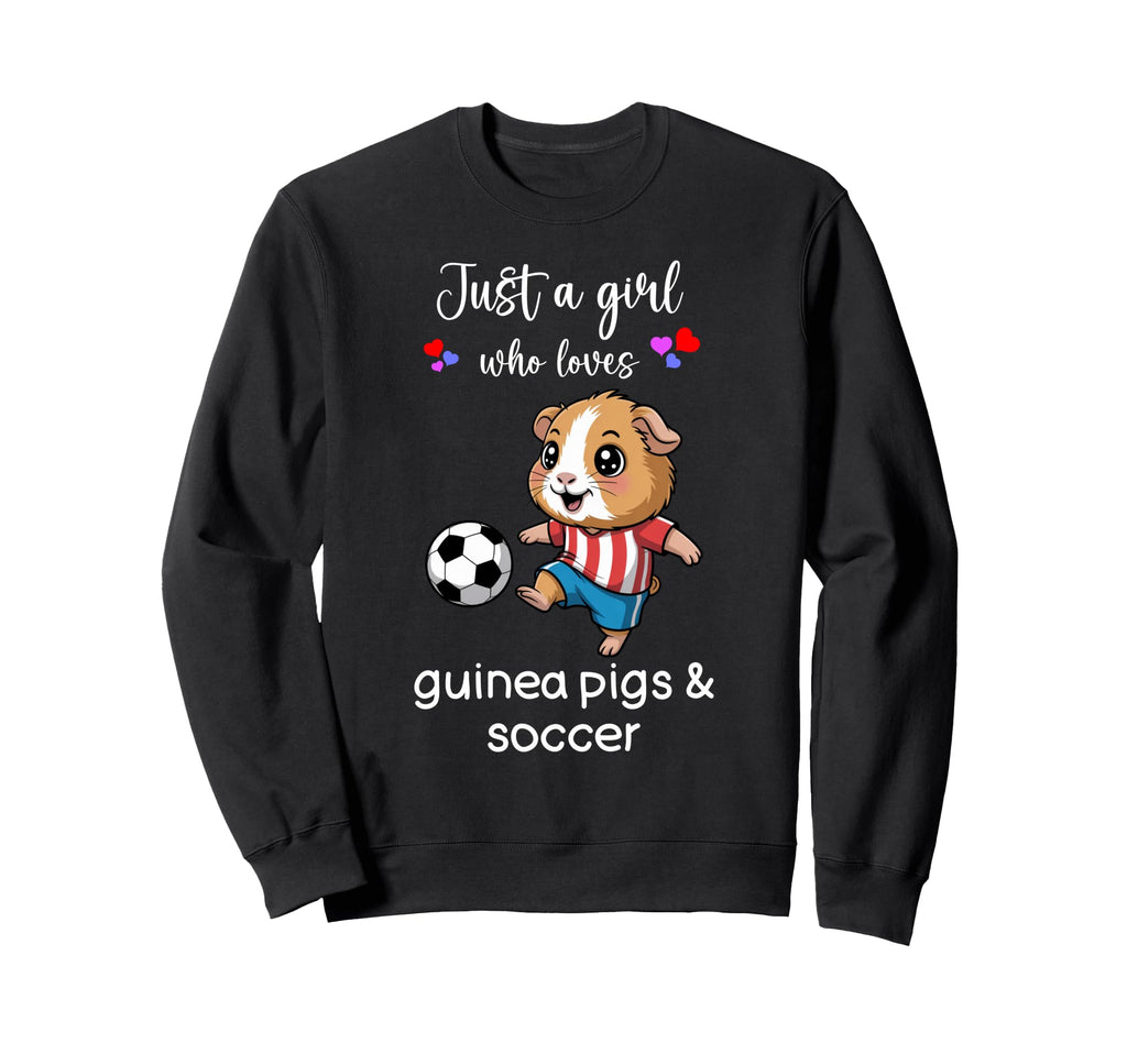 Guinea Pig Soccer Guinea Pig Sweatshirt - Aesthetic Graphic for Adults - T-Shirt, Sweatshirt, Hoodie