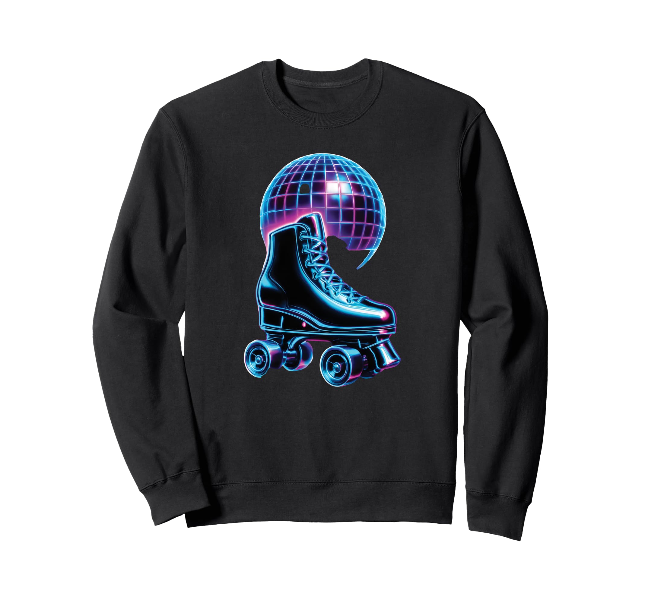 Roller Skate Disco Vibes Skating Sweatshirt - Streetwear Style for Adults - T-Shirt, Sweatshirt, Hoodie