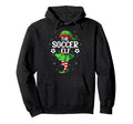 Soccer Elf Elf Squad Family Hoodie - Novelty Apparel Unisex - T-Shirt, Sweatshirt, Hoodie