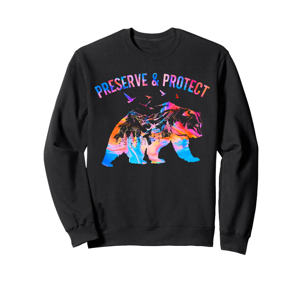 Preserve Protect National Park Sweatshirt - Minimalist Print for Adults - T-Shirt, Sweatshirt, Hoodie