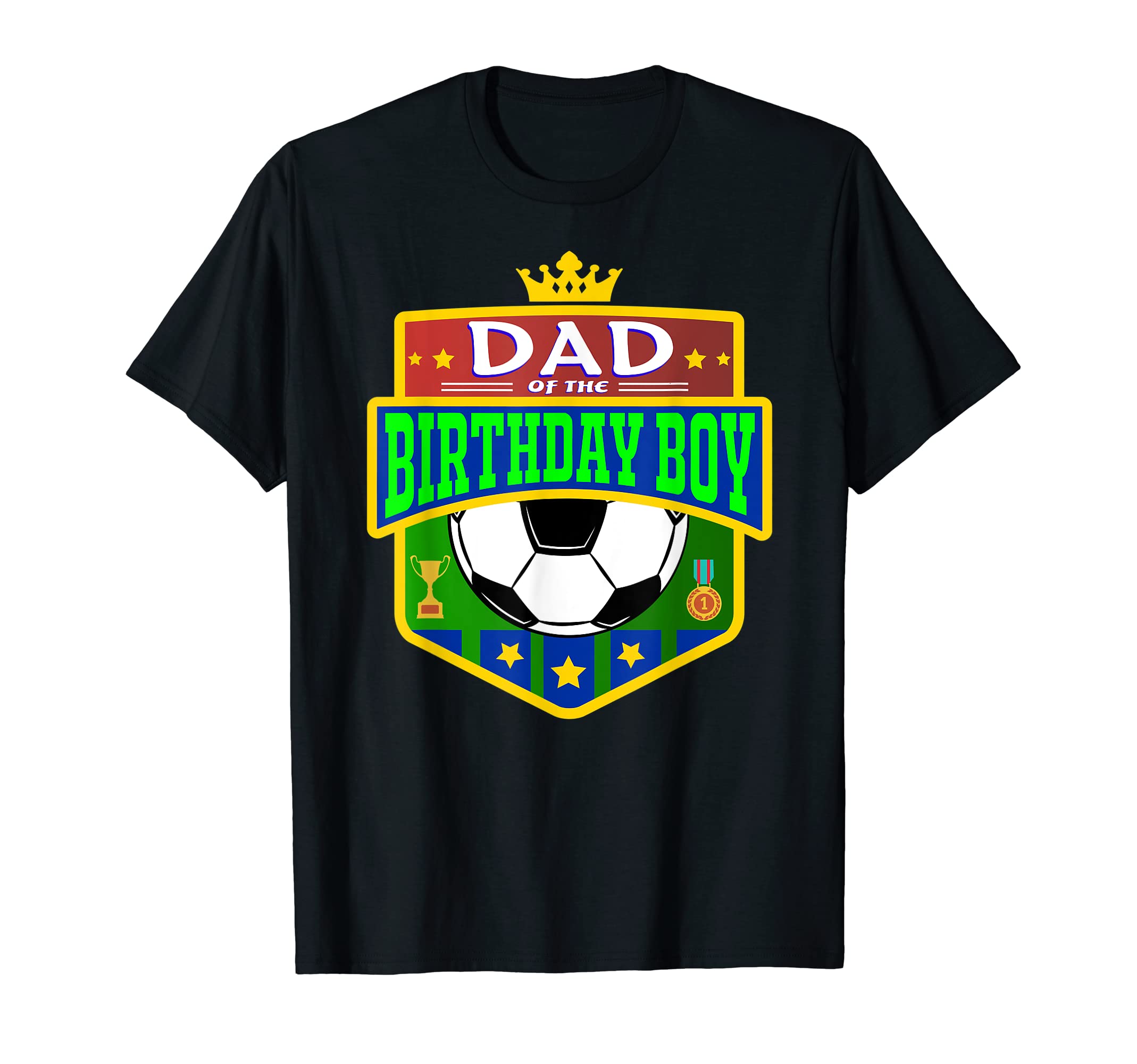 Dad Birthday Soccer Dad Birthday Mens T-Shirt - Custom Art Print for Adults - T-Shirt, Sweatshirt, Hoodie